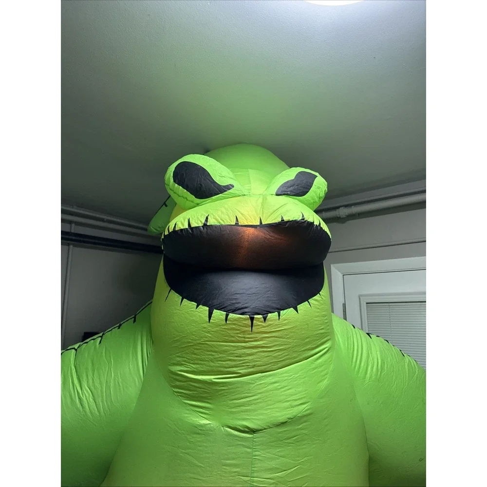 Gemmy 9ft Tall Disney's Nightmare Oogie Boogie w/ Lock, Shock, & Barrel Inflatab